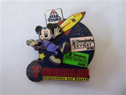 Disney Trading Pin  77333 DLR - Mickey Mouse - Tomorrowland Area Icons