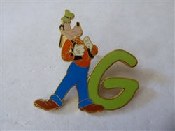 Disney Trading Pin  7803 Alphabet Pin - G (Goofy)