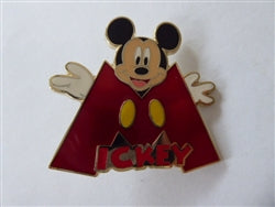 Disney Trading Pin  79560    DS - Disney Shopping - Mickey - Letter M - Initial