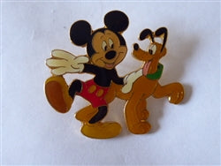 Disney Trading Pins 8059     DLP - Mickey and Pluto - Friends