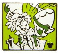 Disney Trading Pins 82310: DLR - 2011 Hidden Mickey Series - Alice In Wonderland Comics Collection - Mad Hatter