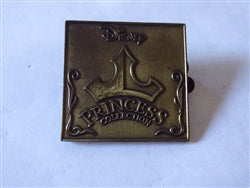 Disney Trading Pins 83525     Disney Princess Collection Bronze Gold Crown Marquee Title From Princess Pin Set