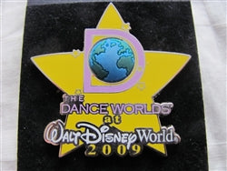 Disney Trading Pin 83627: The Dance Worlds at Walt Disney World 2009