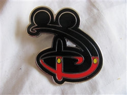 Disney Trading Pin 83713: Lanyard Medal and Pin Set - Disney Character Letters - Pin Only