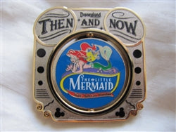 Disney Trading Pin 83750 DLR - Then and Now - Golden Dream to Ariel's Undersea Adventure