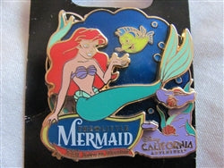 Disney Trading Pins 83930: DLR - Ariel's Undersea Adventure - Ariel and Flounder