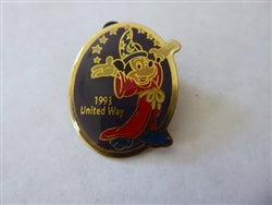 Disney Trading Pin  8434 1993 United Way Sorcerer Mickey