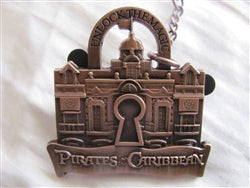 Disney Trading Pin 88233: DLR - Annual Passholder - Unlock the Magic of Disneyland® Resort - Pirates of the Caribbean Lock Only