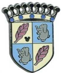 Disney Trading Pin Fantasyland Icons Collection - Dumbo Crest