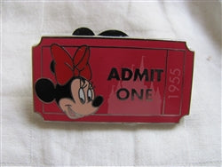 Disney Trading Pin 89845: DLR - PWP Collection - Admission Ticket - Minnie Mouse