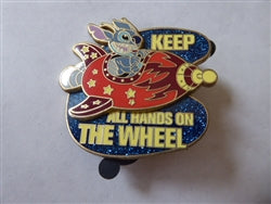 Disney Trading Pin 91072     DLR - Gear Up For Adventure - Road Rules - Keep All Hands on the Wheel! (Stitch)