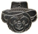 Disney Trading Pin 91265: DLR - 2012 Hidden Mickey Series - Duffy's Hats - Cowboy CHASER