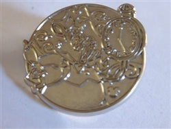 Disney Trading Pins 91274: DLR - 2012 Hidden Mickey Series - Mad Tea Party - White Rabbit CHASER