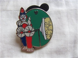 Disney Trading Pins 91282: DLR - 2012 Hidden Mickey Series - Popcorn Turners - Red & Blue Clown