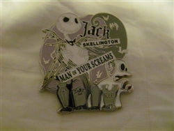 Disney Trading Pin 92962: Nightmare Before Christmas - Jack Skellington Man of Your Screams