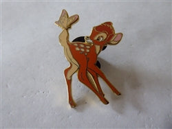 Bambi Looking at Butterfly on Tail