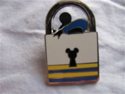 Disney Trading Pin 97132: PWP Lock Collection - Donald Duck