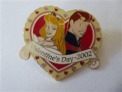 Disney Trading Pins 9820    DL - Aurora and Prince Phillip - In Heart - Valentine's Day