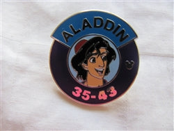 Disney Trading Pin 99876: WDW - 2014 Hidden Mickey Series - Magic Kingdom Heroes Parking Sign - Aladdin