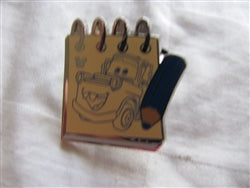 Disney Trading Pin 99885: WDW - 2014 Hidden Mickey Series - Character Sketch Pads - Tow Mater
