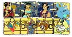 Disney Trading Pins Aladdin - Character Connection - Mystery - Puzzle - Base Set