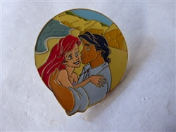 Disney Trading Pin Little Mermaid Ariel & Eric Circle Frame