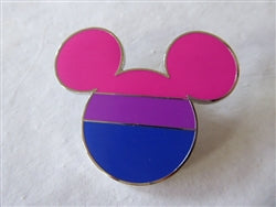 Disney Trading Pin Mickey Mouse Icon Pin – Bisexual Flag