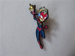 Disney Trading Pin Captain Marvel Wearing Earmuffs Holiday Flying