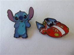 Disney Trading Pin  Lilo & Stitch Experiment Cousins & Spaceships Blind Box Pin Set - Stitch