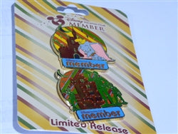 Disney Trading Pin DVC 2 Pin Set Dumbo & Toy Story Green Army Men Soldiers