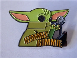 Disney Trading Pin Star Wars The Mandalorian Gimmie Gimmie Lever