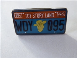 Disney Trading Pins HKDL Pin Trading Carnival 2022 - License Plate Series  - Woody