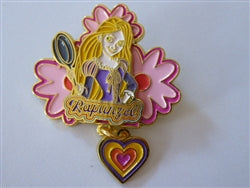Disney Trading Pin Korea Rapunzel Tangled Heart Dangle