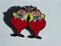 Disney Trading Pin Loungefly Alice in Wonderland Blind Box - Tweedledee and Tweedledum