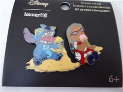 Disney Trading Pin  Lilo & Stitch Duo