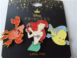 Disney Trading Pin Little Mermaid Trio