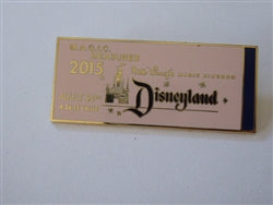 Disney Trading Pin Disneyland - Cast Member - 2015 Magic Measures - Adult Ticket Book Pin