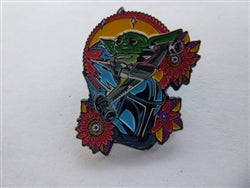 Disney Trading Pin Mandalorian Group - Floral Tattoo Pop - Star Wars Mandalorian - Clone Wars - Mystery