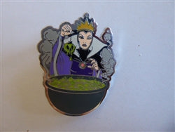 Disney Trading Pin Monogram - Evil Queen Holding Poison Apple - Cauldron