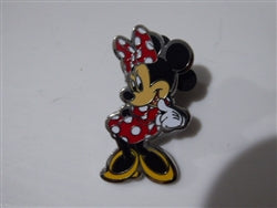 Disney Trading Pin Minnie Mouse Red Dress Monogram