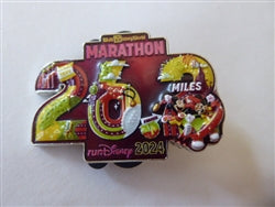 Disney Trading Pins 26.2 Miles - Sculpted Mickey and Minnie runDisney: Walt Disney World Marathon Weekend 2024
