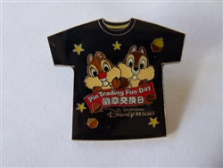 Disney Trading Pins Shanghai 2018 Chip and Dale Pin Trading Fun Day