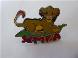 Disney Trading Pin Simba Name Leaf Monogram