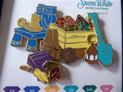 Disney Trading Pin Snow White Color Palette