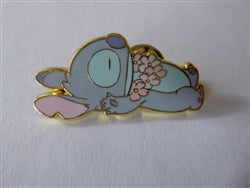 Disney Trading Pin Lilo & Stitch Floral Blind Box - Stitch Sleeping