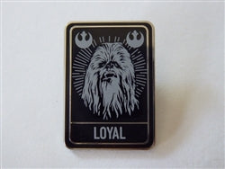 Disney Trading Pin Star Wars Character Tarot Card - Chewbacca