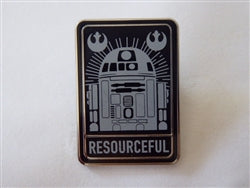 Disney Trading Pin Star Wars Character Tarot Card - R2-D2