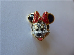 Disney Trading Pin Vintage Jeweled Gem Bling Minnie Mouse head