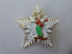 Disney Trading Pin 2024 WDCS Jolly Holiday Christmas Snowflake Goofy