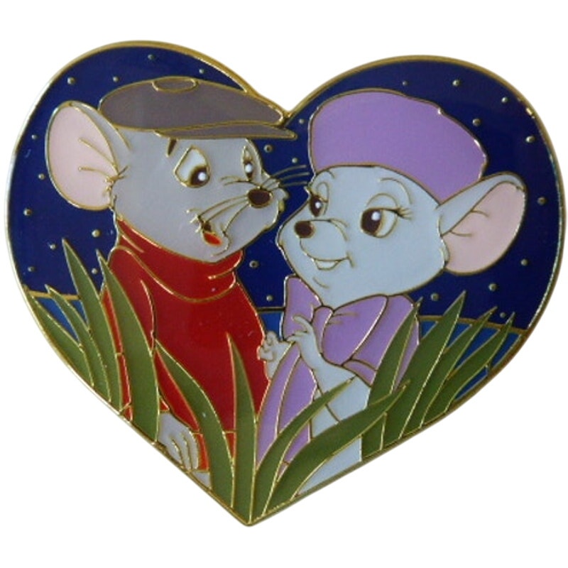 Rescuers Bianca and Bernard Heart